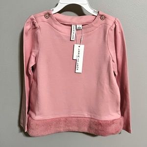Janie and Jack pink top